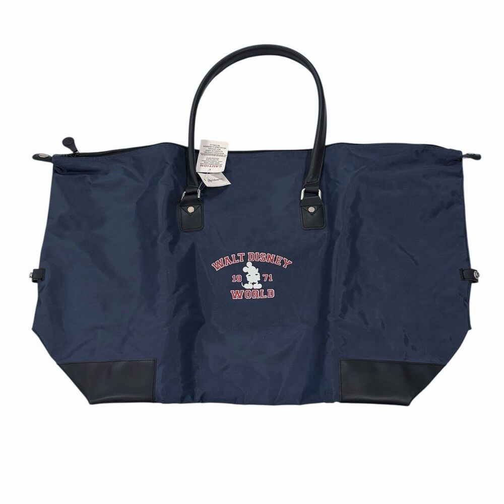 Walt Disney World Vintage-Inspired 1971 Large Travel Tote Retro Weekender Bag - Picture 3 of 12